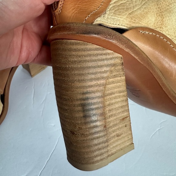 Free People Phoenix Heel Boot Bootie Open Toe Brown
Leather Neutral Size EUR 38 - Picture 13 of 14